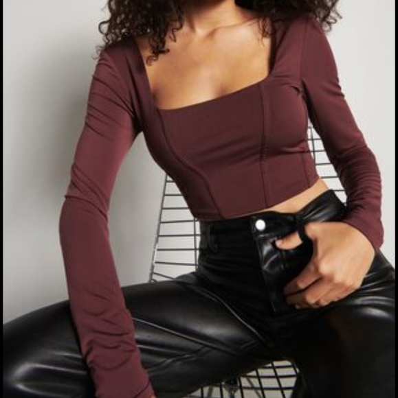 Dynamite- Pia Corset Crop Top - Picture 1 of 3